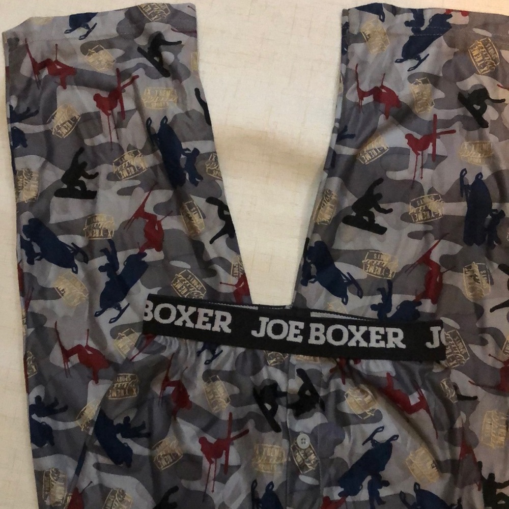 Pajama pants X-Treme Winter Sports boys new size 8 polyester flannel Joe Boxer